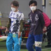 興津 藍選手&田村 隆信選手